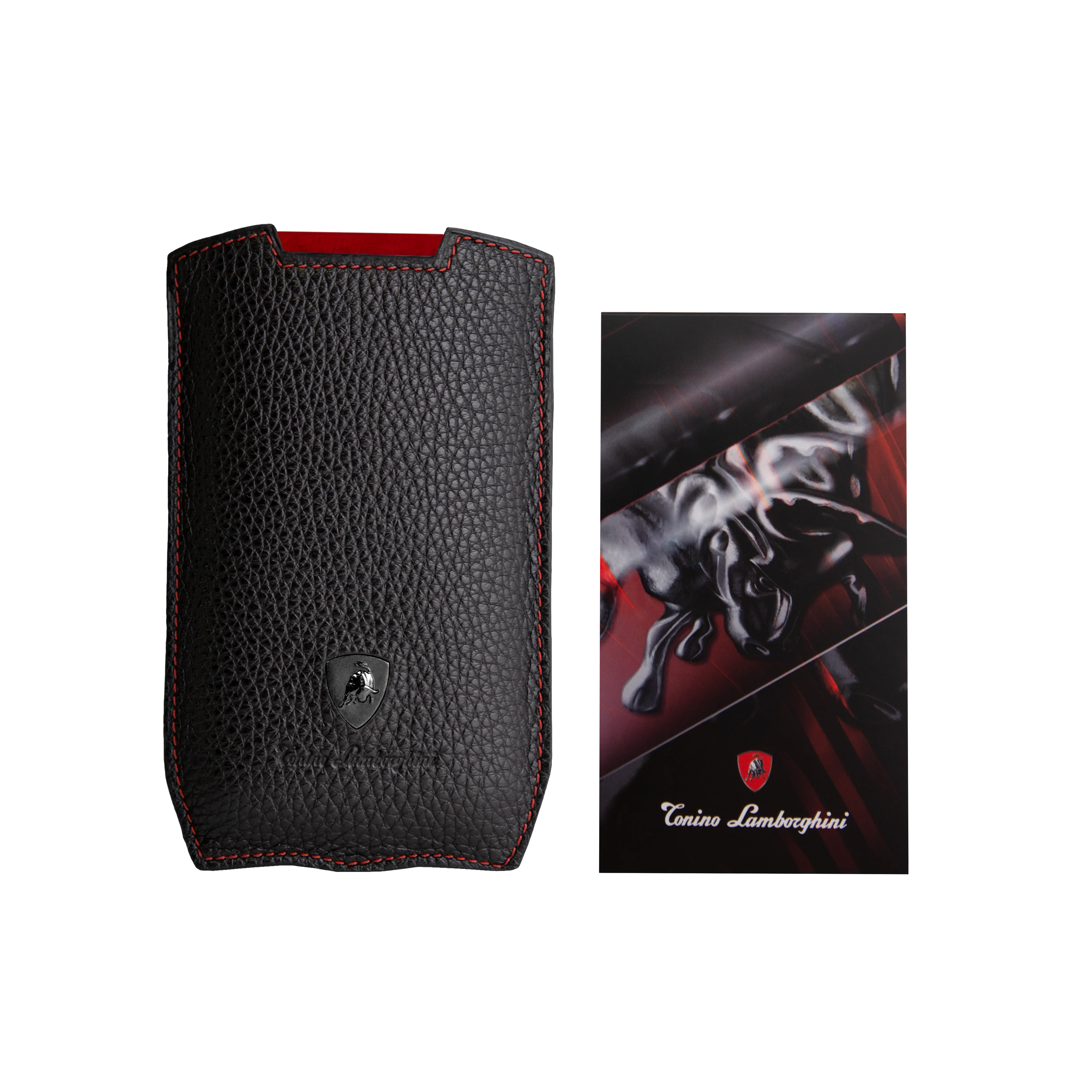 Notepad Leather Case Red / Black - Image 2