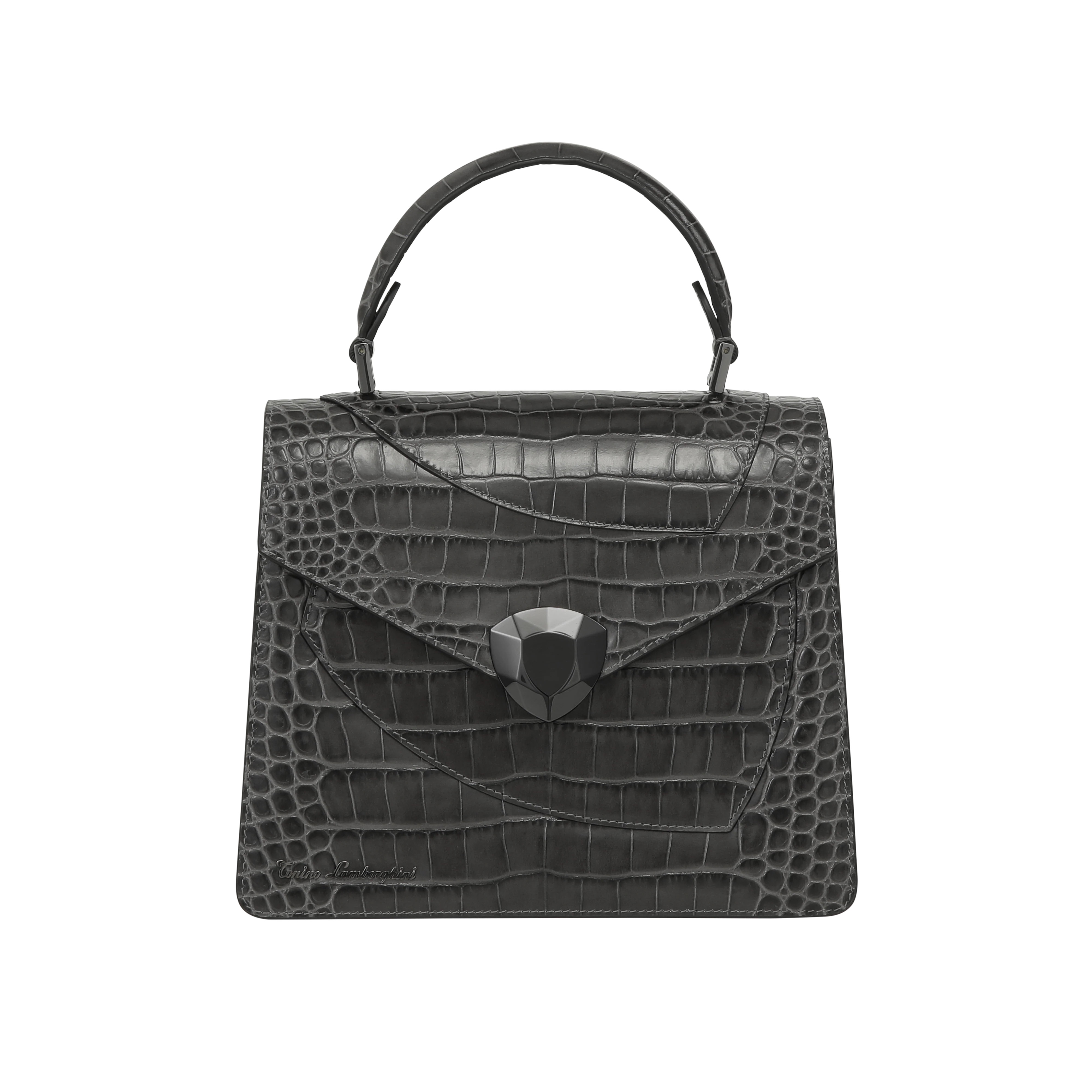 Shield Top Handle Bag Anthracite