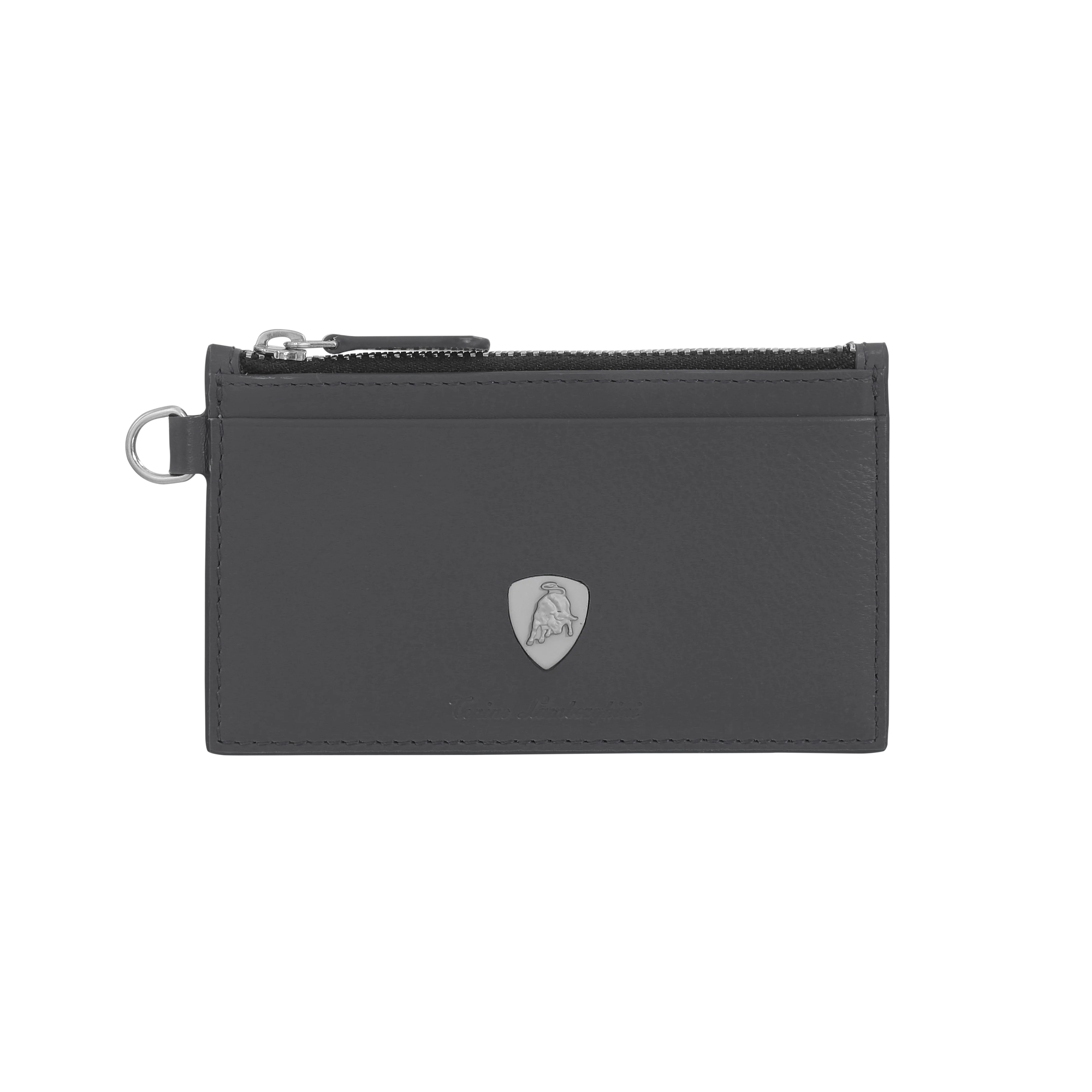 Zip Card Holder + Neck Strap Mediterraneo Black