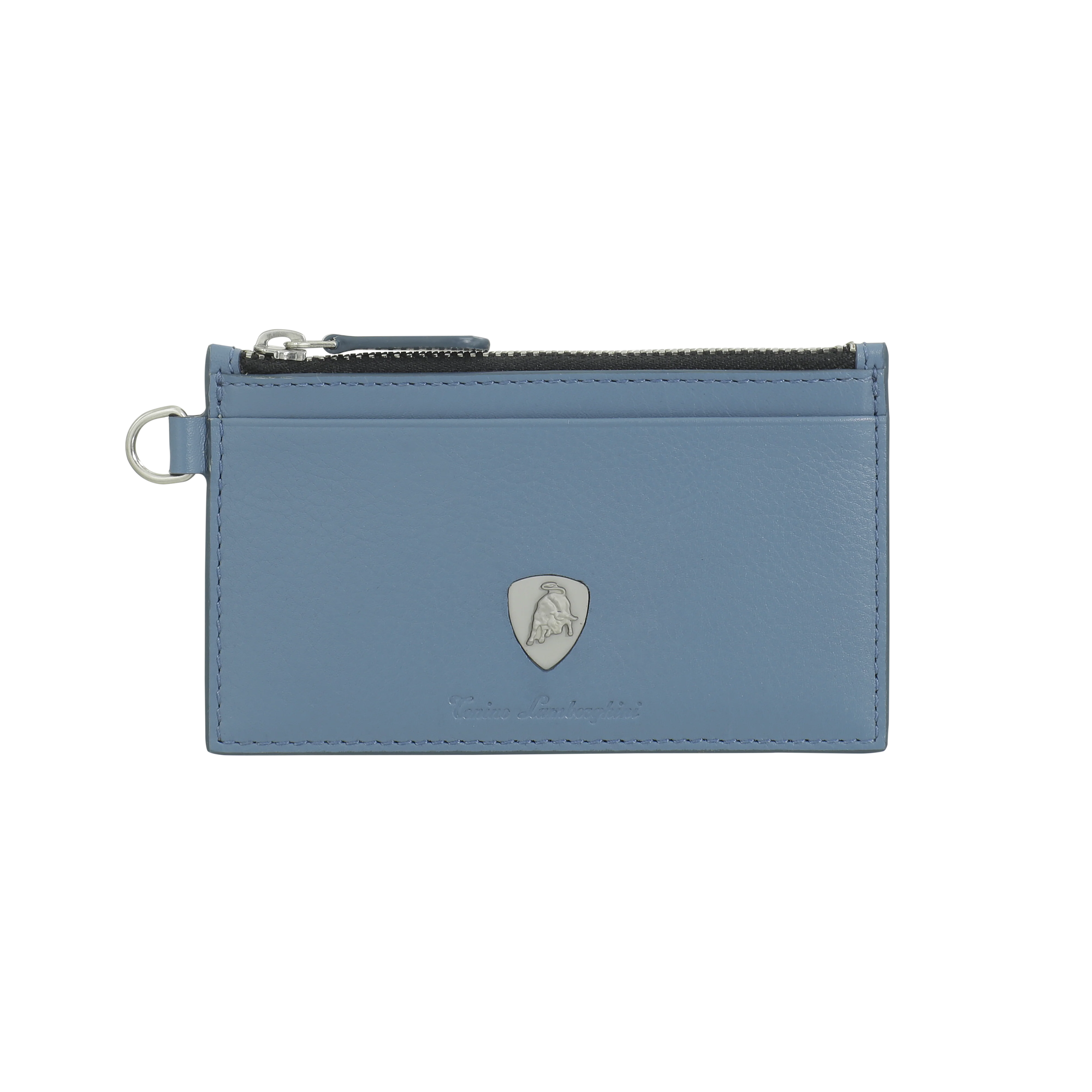 Zip Card Holder + Neck Strap Mediterraneo Blue